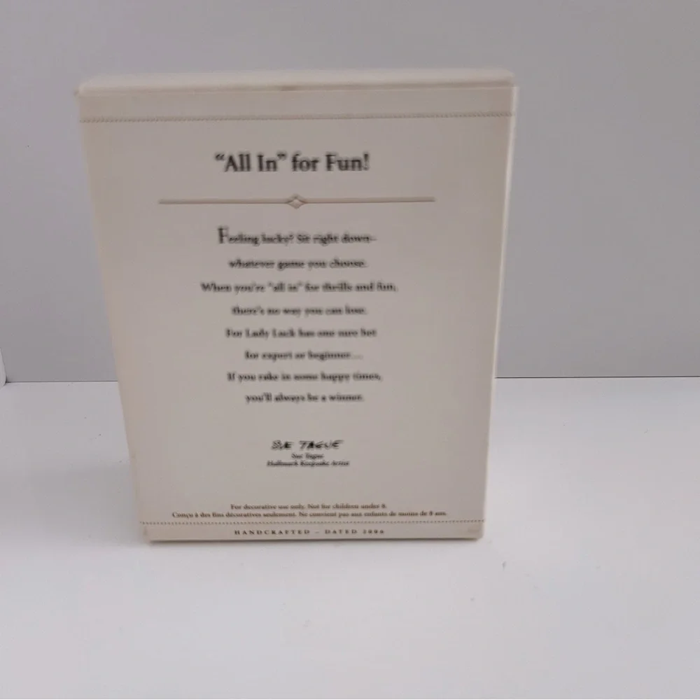 Hallmark 2006 “All In” Tree Ornament
